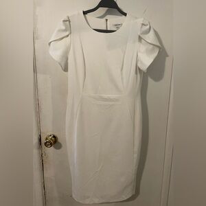 Calvin Klein Women's White Dress